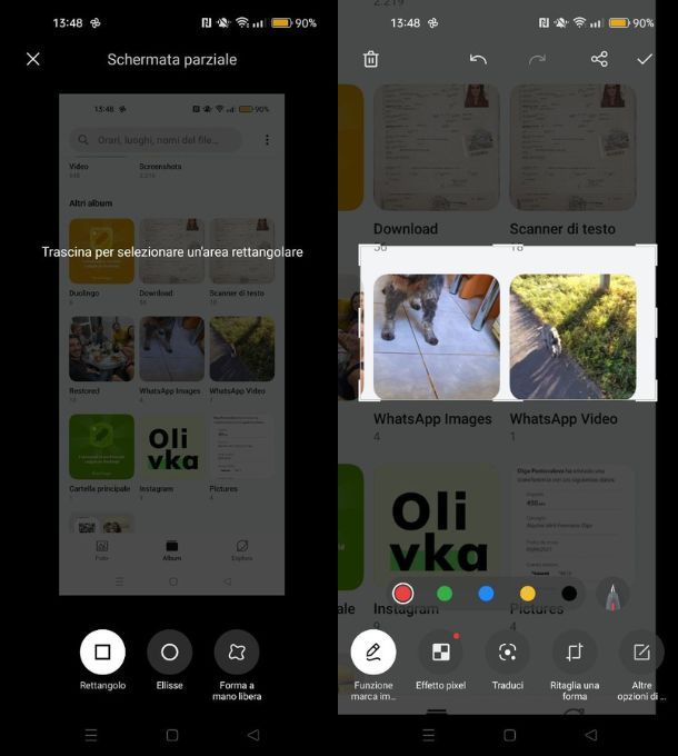captura de pantalla de funciones opo