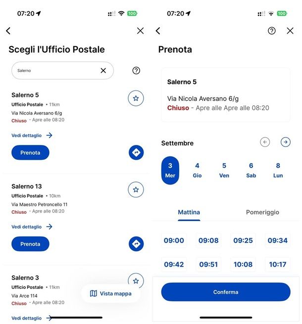 Cómo reservar la cita para Spid 8 Cómo reservar la cita de poste de Italiane para Spid a través de la aplicación