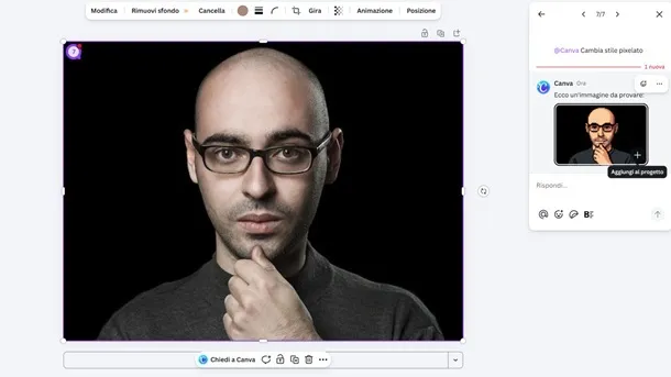 Estilo pixelado de Canva