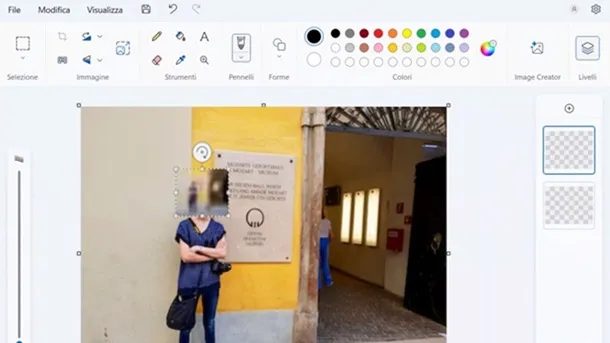 Cómo pixelar una foto con Paint