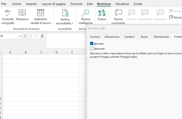 Cómo bloquear ciertas celdas en Excel