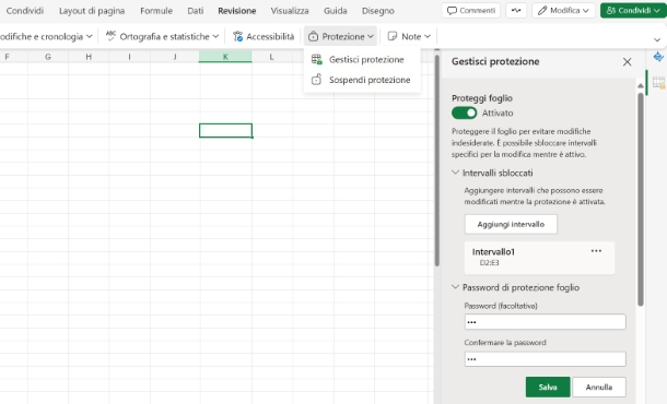 Cómo bloquear celdas en Excel con contraseña