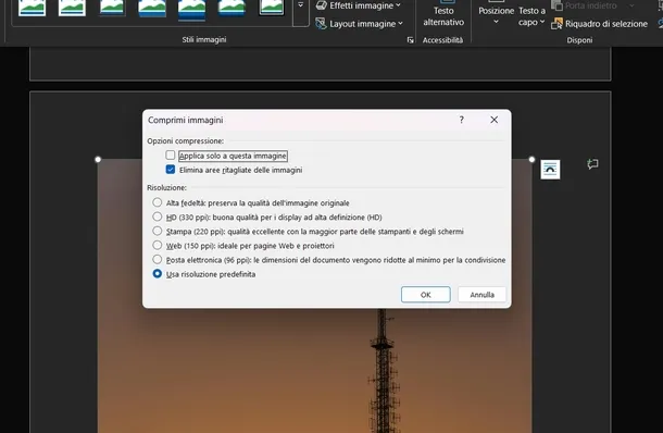 Reducir el tamaño del archivo de Word