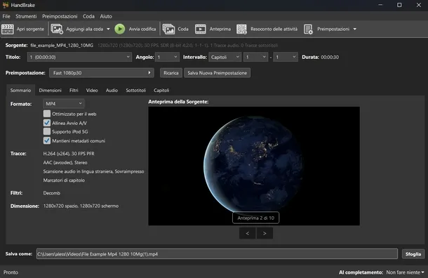 Reducir el tamaño del archivo de vídeo