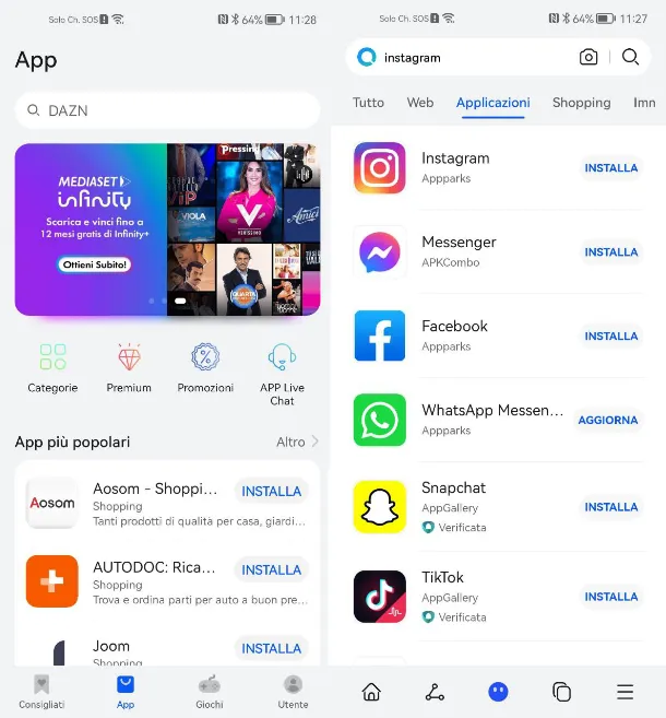 Cómo descargar aplicaciones en Huawei