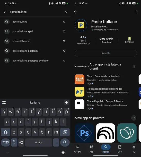 Descargar la aplicación Poste Italiane para Android