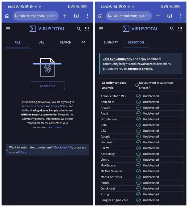 Antivirus Android gratuito en línea