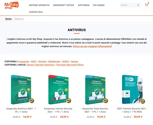 Antivirus Mr Key Shop