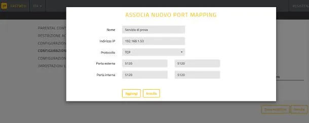 Cómo abrir los puertos del enrutador Fastweb: FASTGate
