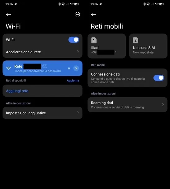 Verifique la conexión a Internet de Android