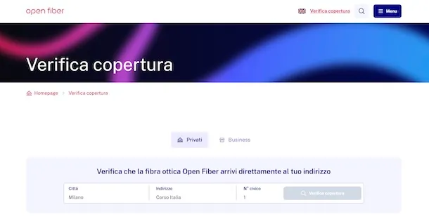 Cómo comprobar la cobertura de fibra óptica 6 Consulta la cobertura de fibra Open Fiber