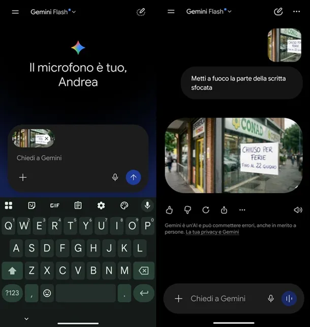Cómo concentrarse en la escritura borrosa de Android